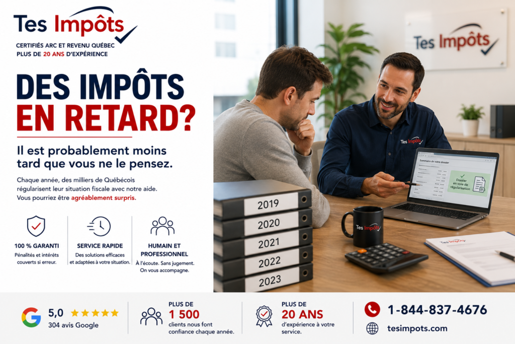 Des impôts en retard? Il est probablement moins tard que vous ne le pensez.